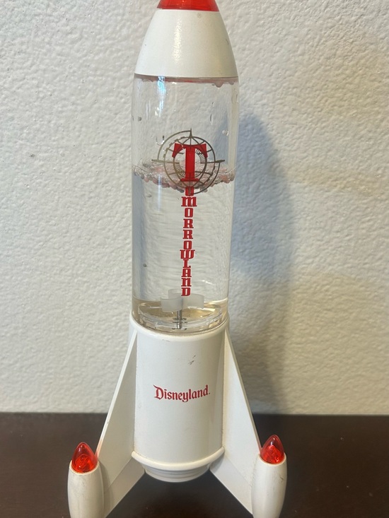 Disney Other - Vintage 90s Disneyland Tomorrowland Mini Tornado Rocket Lamp RARE 11.5”x5”